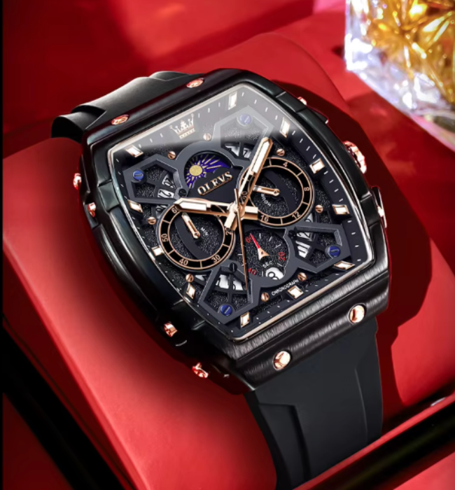 MoonMaster - Chronograph & Moonphase Men’s Quartz Watch