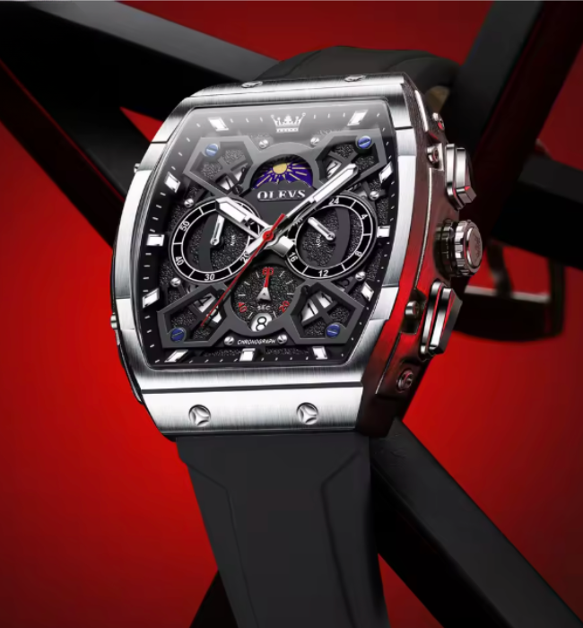 MoonMaster - Chronograph & Moonphase Men’s Quartz Watch