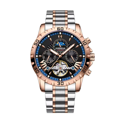 Titan Chrono X - Poedagar Luxury Men's Chronograph Watch Gold & Silver