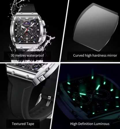 MoonMaster - Chronograph & Moonphase Men’s Quartz Watch