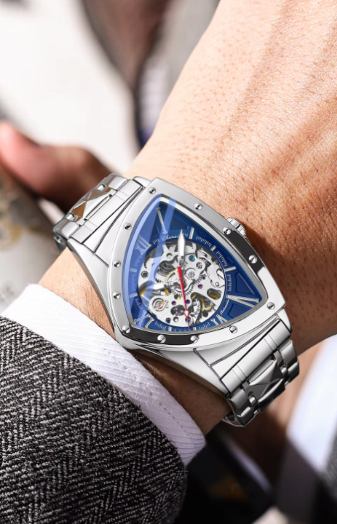 IronVortex - Skeleton Military Automatic Watch