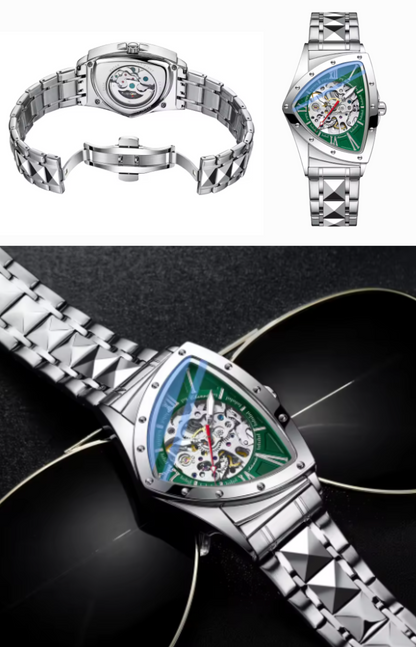 IronVortex - Skeleton Military Automatic Watch