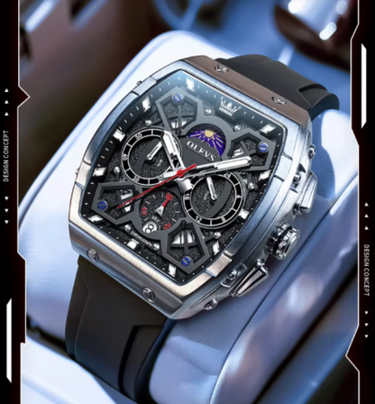 MoonMaster - Chronograph & Moonphase Men’s Quartz Watch
