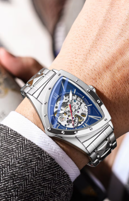 IronVortex - Skeleton Military Automatic Watch