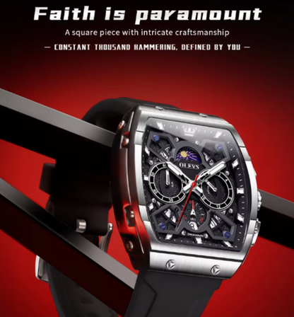 MoonMaster - Chronograph & Moonphase Men’s Quartz Watch