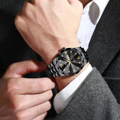 AstraChron - Double Calendar Quartz Movement 41mm Watch