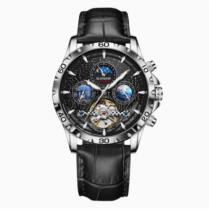 Star Sea Tourbillon – Men's Automatic Skeleton Watch | Luminous, Multi-Function, Waterproof