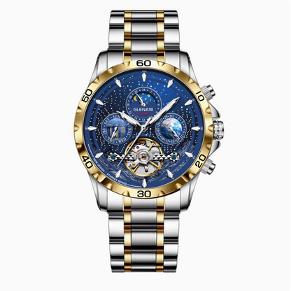 Star Sea Tourbillon – Men's Automatic Skeleton Watch | Luminous, Multi-Function, Waterproof