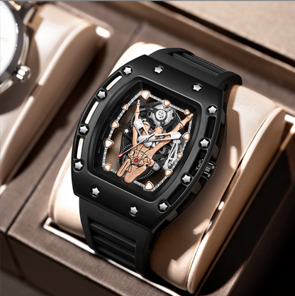 Dominus - Skeleton Dial, Automatic Edgy Watch