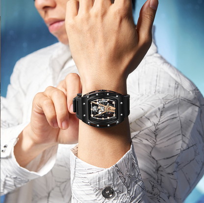 Dominus - Skeleton Dial, Automatic Edgy Watch