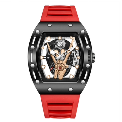 Dominus - Skeleton Dial, Automatic Edgy Watch