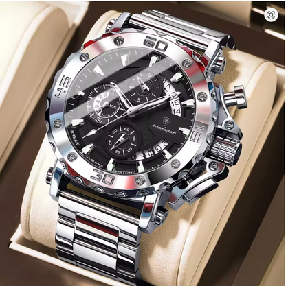 Strikewatch - Poedagar's Luminous Chronograph Edition - Stainless Steel Automatic Watch