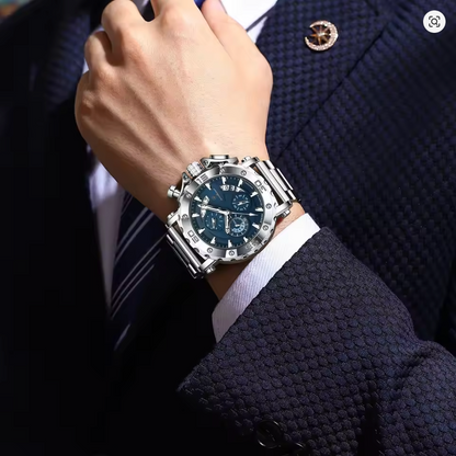 Strikewatch - Poedagar's Luminous Chronograph Edition - Stainless Steel Automatic Watch