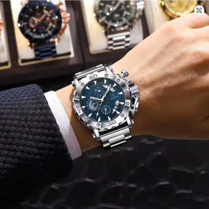 Strikewatch - Poedagar's Luminous Chronograph Edition - Stainless Steel Automatic Watch