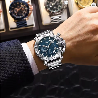 Strikewatch - Poedagar's Luminous Chronograph Edition - Stainless Steel Automatic Watch