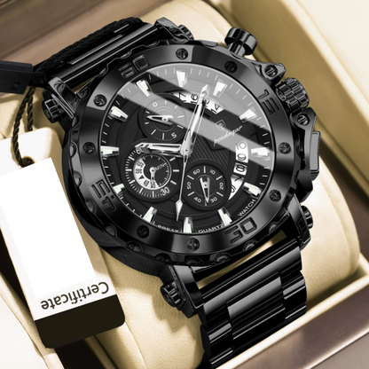 Strikewatch - Poedagar's Luminous Chronograph Edition - Stainless Steel Automatic Watch