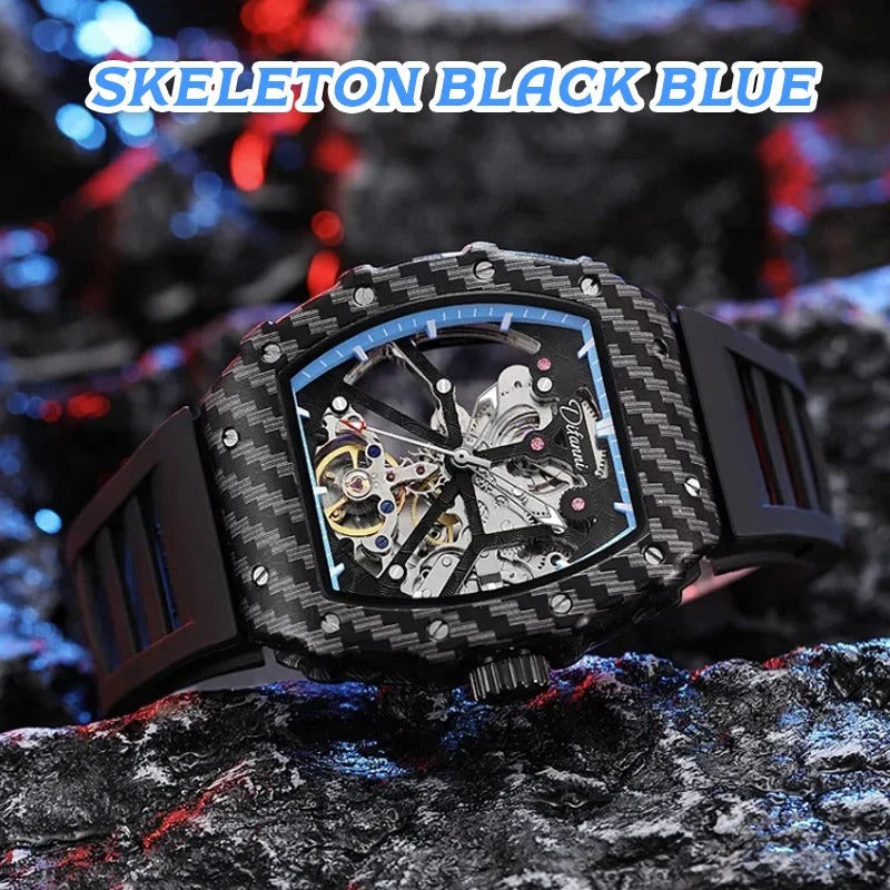 The Warrior 4.0 - Unisex Mechanical Watch - Skeleton Dial, Automatic Edgy Watch