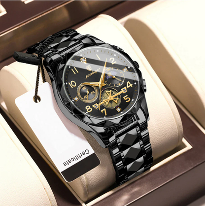 AstroVanta - Poedagar Luxury Men's Automatic Watch Gold & Silver