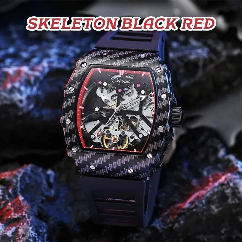 The Warrior 4.0 - Unisex Mechanical Watch - Skeleton Dial, Automatic Edgy Watch