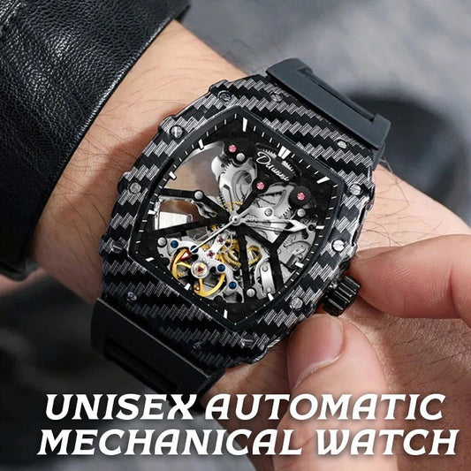 The Warrior 4.0 - Unisex Mechanical Watch - Skeleton Dial, Automatic Edgy Watch