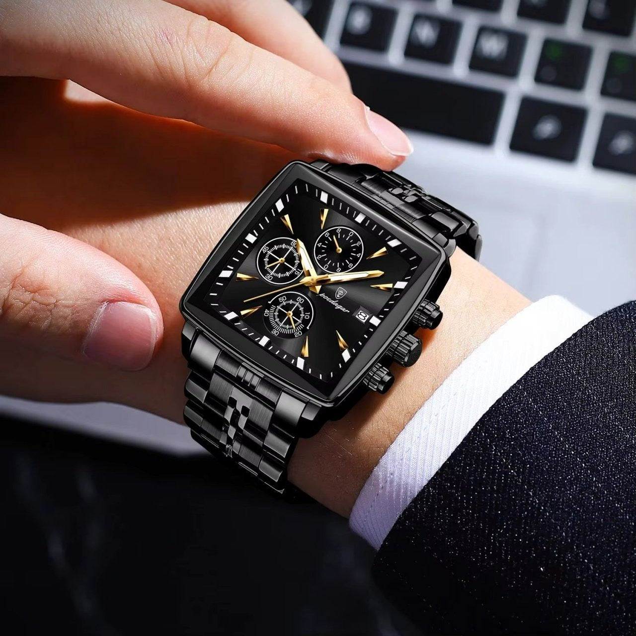 Aureon — Poedagar Luxury Men's Quartz Watch