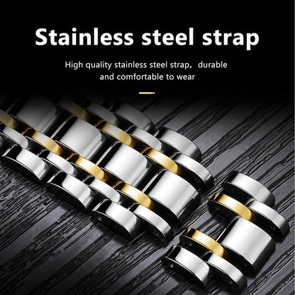 Imperion — Poedagar Luxury Two-Tone Quartz Watch for Men