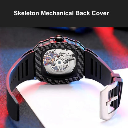 The Warrior 4.0 - Unisex Mechanical Watch - Skeleton Dial, Automatic Edgy Watch