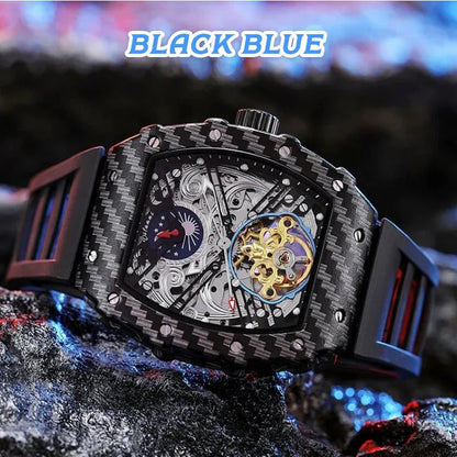 The Warrior 4.0 - Unisex Mechanical Watch - Skeleton Dial, Automatic Edgy Watch